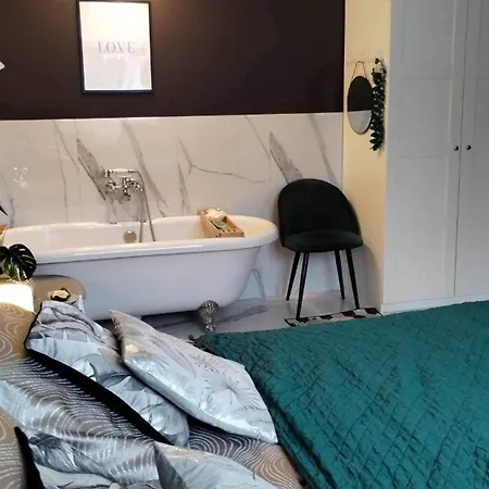 Daire Caly Z Victorian Wanna I Podwojnym Prysznicem W Spokojnej Dzielnicy *