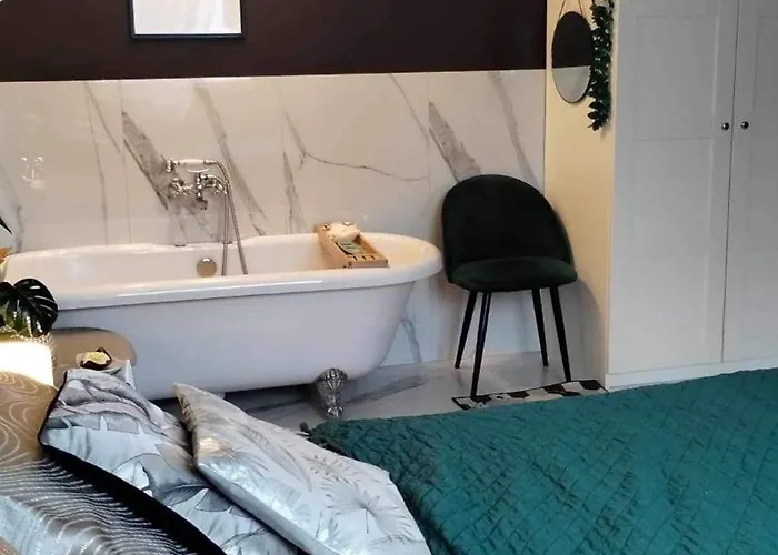 Apartment Caly Z Victorian Wanna I Podwojnym Prysznicem W Spokojnej Dzielnicy *